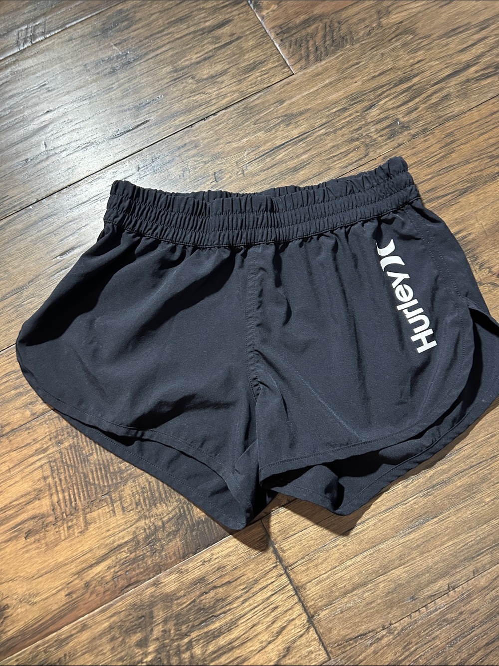 Hurley Black Women's Athletic Running Shorts